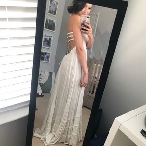 white free people maxi dress